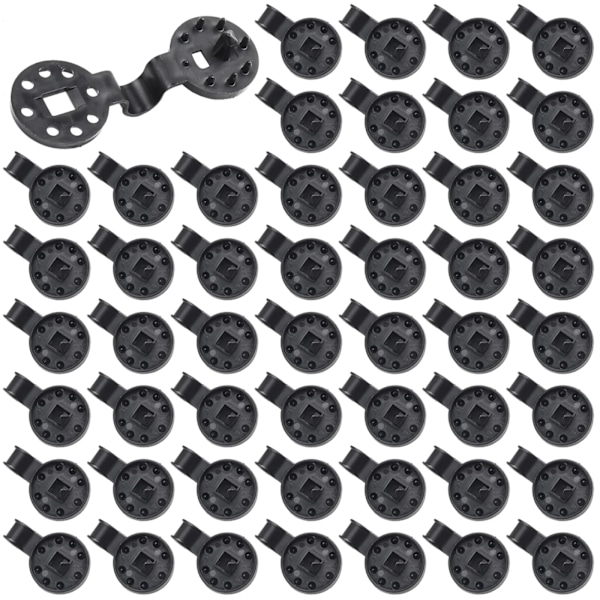 Høj kvalitet 50 stykker Sol Skygge Net Klud Plastik Clips Sturdy Heavy Duty Lock Grip Fix Clamp