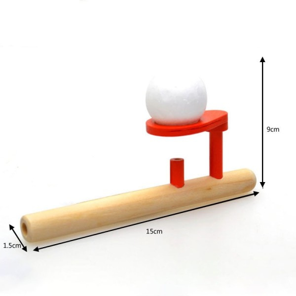 Træ Flåde Blæser bolde Baby Blæse Rør Kugler Legetøj Ande Stang Kugle Børn Ophængt Balance Træning Legetøj Familiespil
