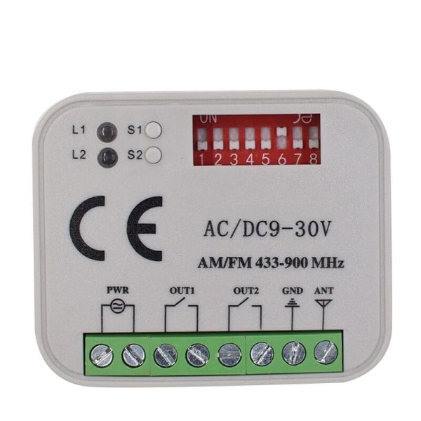 Fjernbetjening Switch Universal Receiver 433MHz 868MHz 390MHz RX Multi Frequency Opener Garage Control