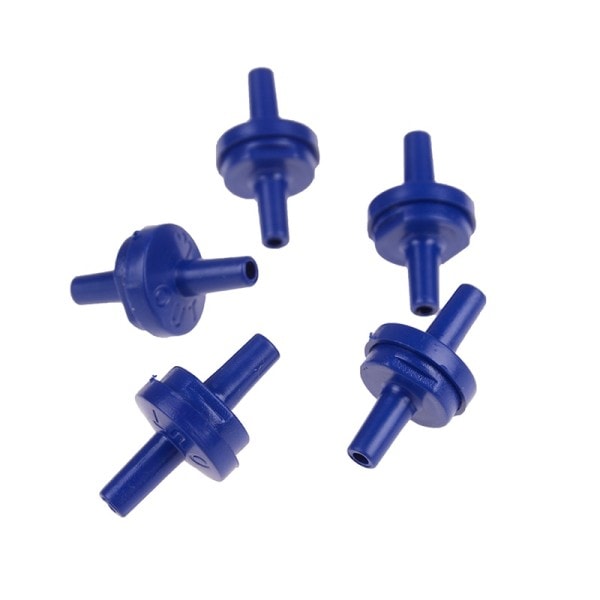 5 stk Luft Pumpe Sjekk Ventil Enveis Tilbakeslagsventil Fiske Tank Akvarium Vann Luft Pumpe