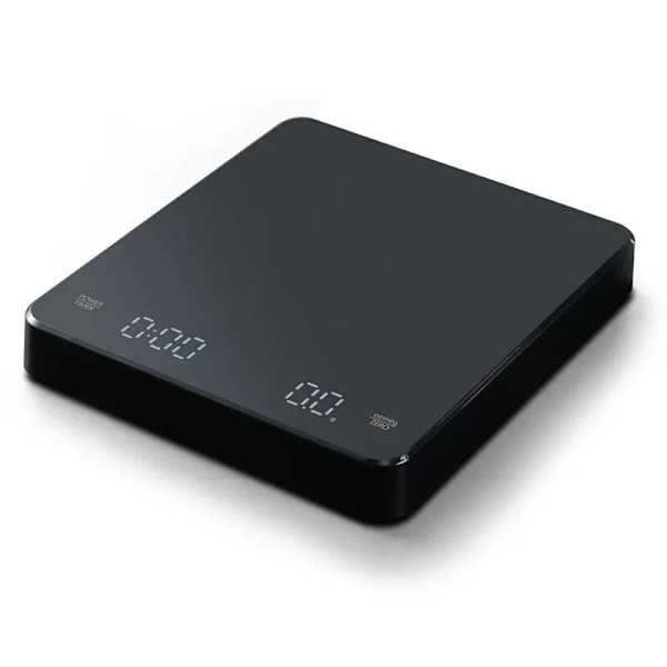 Digital kaffe våg med timer LED skärm espresso USB 3kg max.vikt 0,1g hög precision mått i oz/ml/g kök våg