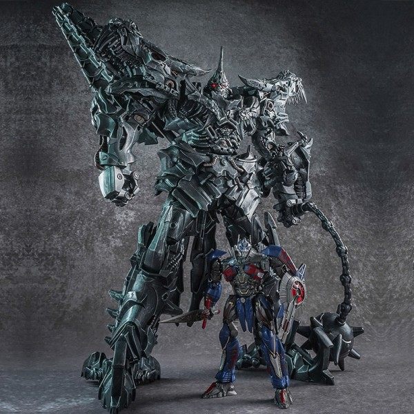 Transformaatio Grimlock Seos Elokuva Elokuva Ylikoko Suurennettu Dinosaur Leader Muinainen toiminta Figuuri lelu