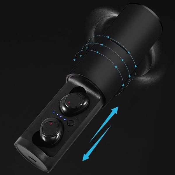 Bluetooth Headset 5.0 Matt Business Stereo Roterande Laddning Bin Trådlöst Bluetooth Headset