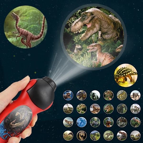 Dinosaur hai projektor natt studie læring leketøy