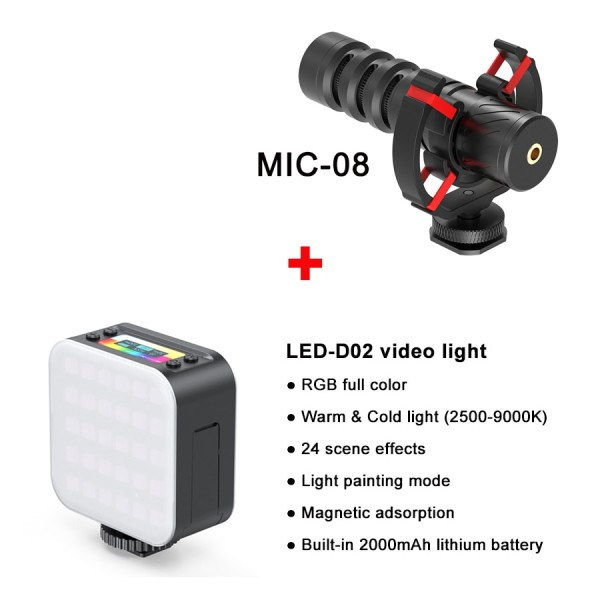 Professionell DSLR Kamera Mikrofon Hagelgevär Mikrofon Kardioid Pickup