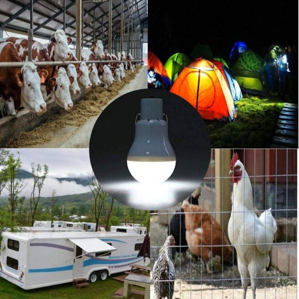 LED aurinko lamppu polttimo ulko vedenpitävä kannettava aurinko puutarha riippuva valo