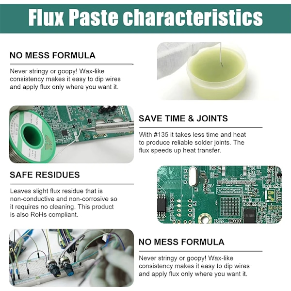 300g Lod Paste Kolofonium Flux Kolofonium Paste Llödning Flux