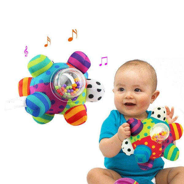Baby leksak kul litet högt klocka bebis boll skallar leksak utveckla bebis intelligens grepp leksak