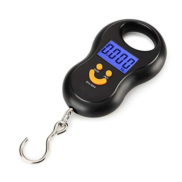 Svart Elektronisk Hengende Skala LCD Digital Skala