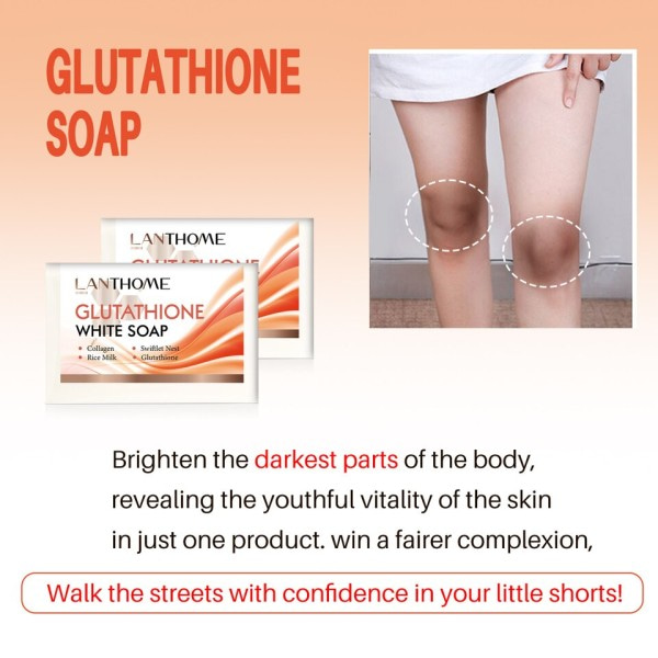 Hud Whitening Tvål Hand Tvål Lighten Mörk Underarm Ben Ta bort Död Skin Lightening  set