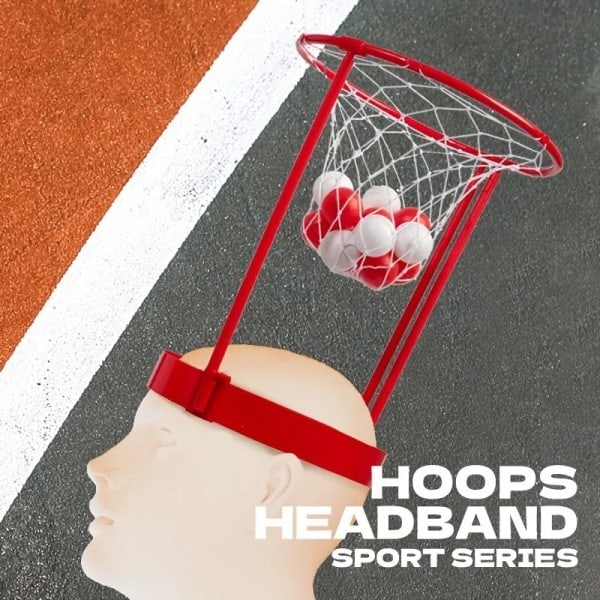 2 Pack Hoved Hoop Basketball Fest Spil For Børn Og Voksne Karneval Spil Justerbar Basketball Net Pandebånd