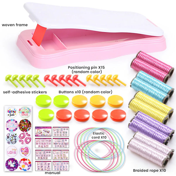 DIY Hand Rep Flätningsset Armband Rep Weaver Kit Hand Rep Armband Maker Set