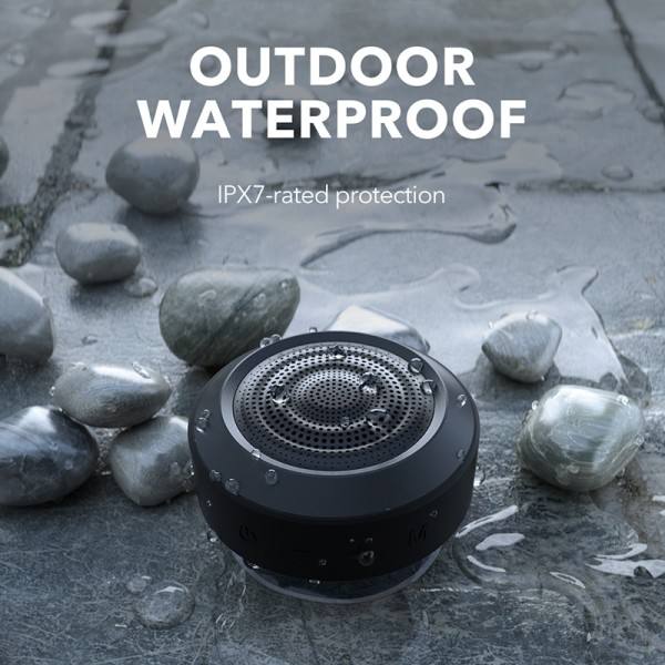 Bluetooth dusch högtalare IPX7 vartsäker trådlös bärbar bluetooth 5.0 med samtal Handsfree högtalare