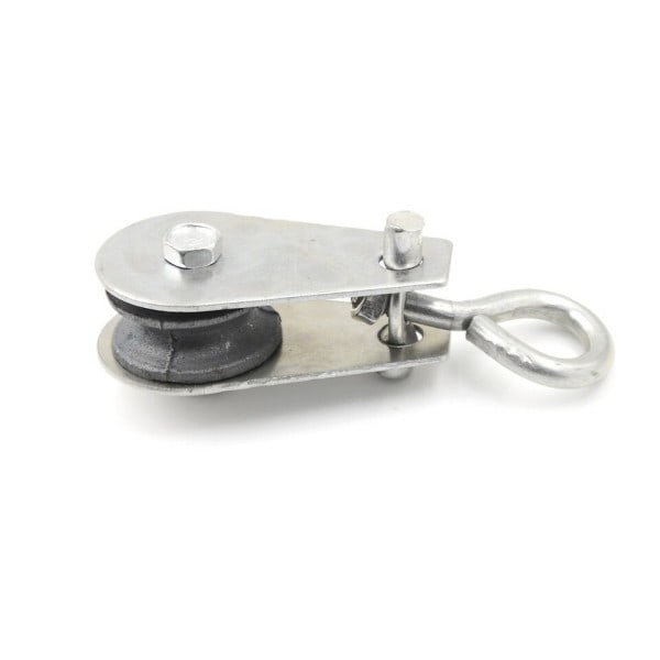 1PC 0,3" Poulie Durable Single Swivel Lifting Rep Rulley Roller Block