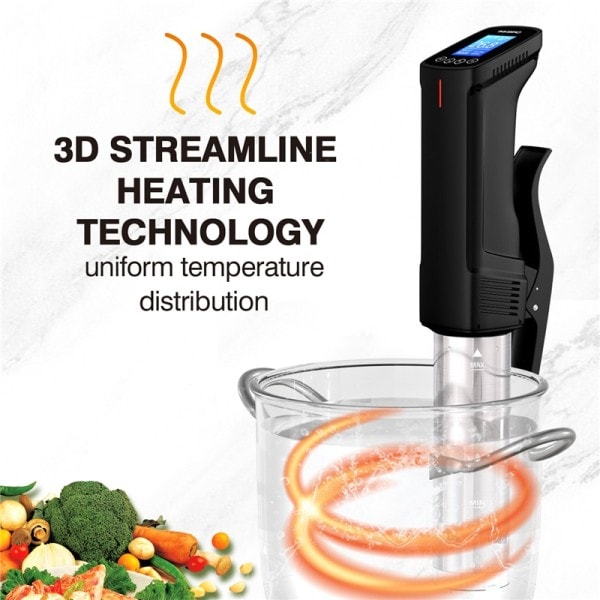 Vakuum Sous Vide Spis Immersion Cirkulator Exakt Matlagning WI-FI Kontroll 1000W Värmare Exakt Temperatur