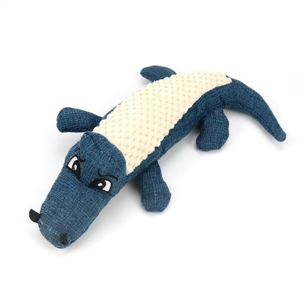 Plysch leksaker simulerad krokodil bittålig husdjur leksaker linne molars tänder rengöring hund leksaker husdjur tillbehör
