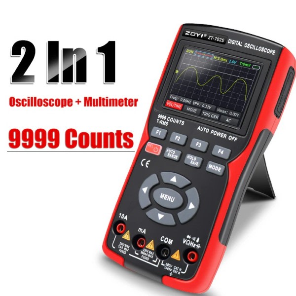 Digital Oscilloskop Multimeter Profesjonell Tester