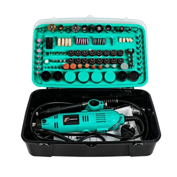 El Drill Dremel Slip Mini Polering Maskiner Med Slipning Tillbehör Set