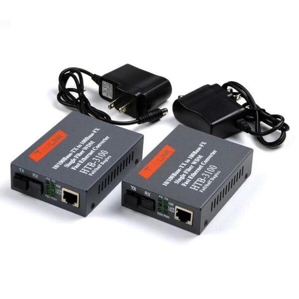 HTB-3100 Fiber Transceiver Singel Fiber Omvandlare