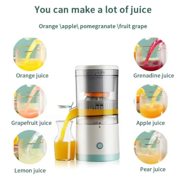 Bærbar USB Orange Juicer Genopladelig Multifunktionel Husholdnings Juice Maskine Mini Juicer Cup