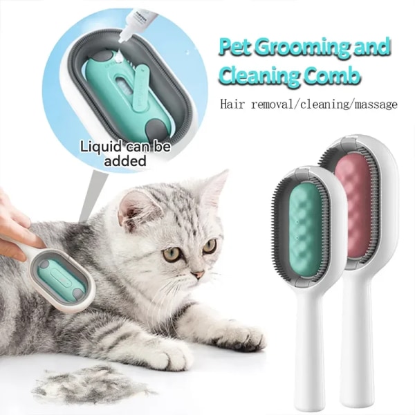 Kjæledyr produkter Katt kam for katter kjæledyr hårfjerner børste hund og katt  børste tilbehør hunder dyr katt massasje stell ull børste