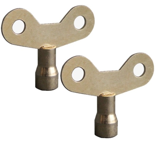 2 STK Kran Nøkkel Radiator Vann Kran VVS Hull Bluding Blødende nøkler Solid jern