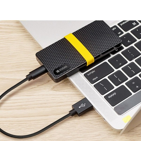 Bärbar SSD USB 3.1 Typ C Extern Disk Hårddisk 512GB Solid State Drive
