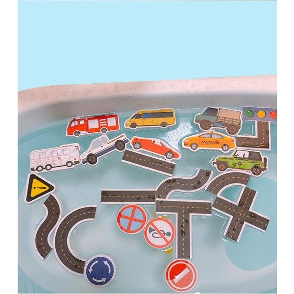 Barn Trafik Bil Väg Räls Pussel