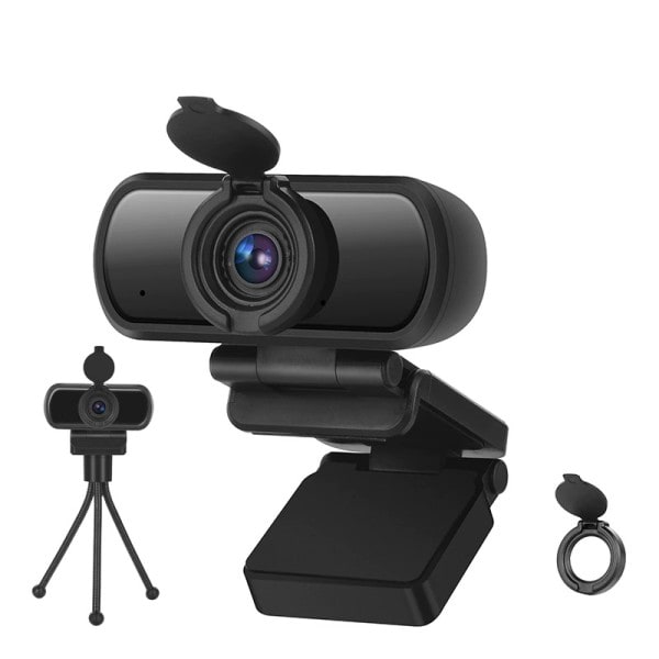 200W Pixels Fuld Hd 110° Vid vinkel kamera med mikrofon stativ