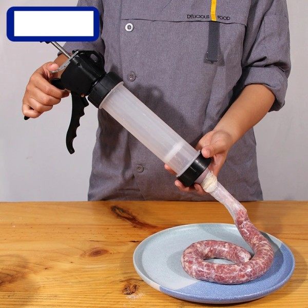Korv Maker Korv Stuffer Jerky Gun Manual Kött Spruta Hemlagad Korv Verktyg