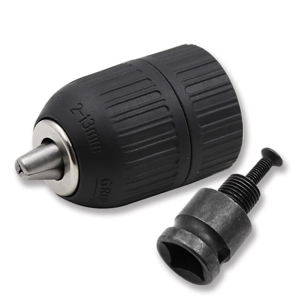 2-13mm 1/2" 20unf Självlåsande Keyless Borr Chuck Self Tighten 1/2" Drill Chuck Adaptor