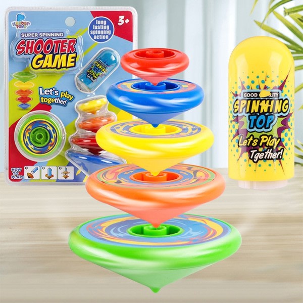 Färgglada Gyro Stackning Leksaker Spinning Bord Fest Spel Utbildnings Interaktivt Bräde Spel leksak