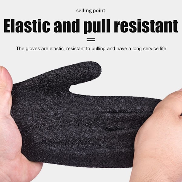 Fiske handsker Anti-skrid Beskyt Hånd mod Puncture Rad Fisherman Professional Fang Fisk Latex Jagt handsker