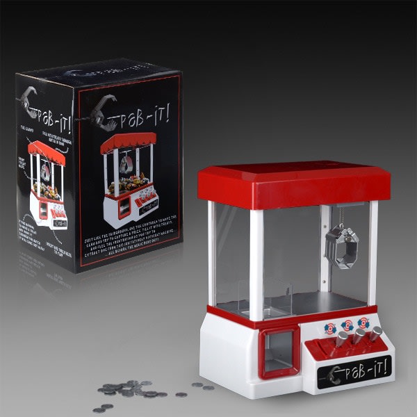 Mini Claw kone kolikon käyttöinen klipsi nukke karkki kannettava mini pehmo kahmari pelihalli kone