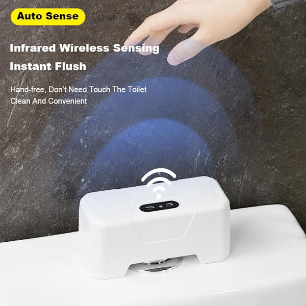 Automaattinen WC huuhtelu painike induktio WC huuhtelu ulkoinen infrapuna huuhtelu Smart Home Kit Smart WC huuhtelu anturi