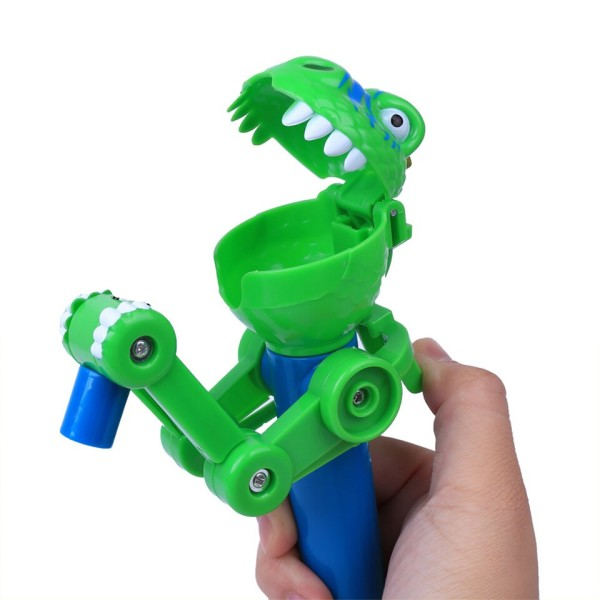 Kreativ Lollipop Robot Holder Novelty Dinosaur Shape Lollipop Slik Opbevaring Dekompression Legetøj