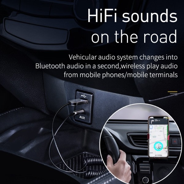 Bluetooth lähetin langaton Bluetooth vastaanotin auto AUX Bluetooth sovitin ääni kaapeli