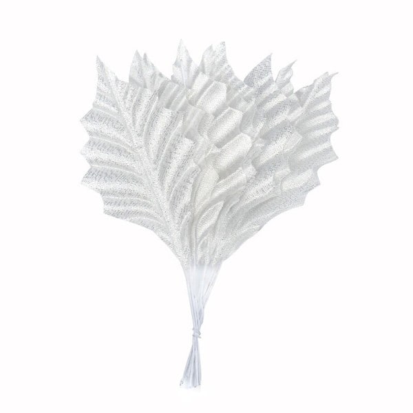 10kpl Keinotekoinen Silkki Lehdet Koti Juhla  Sisustus DIY Joulu Lahja askartelu Scrapbooking Fake Flower