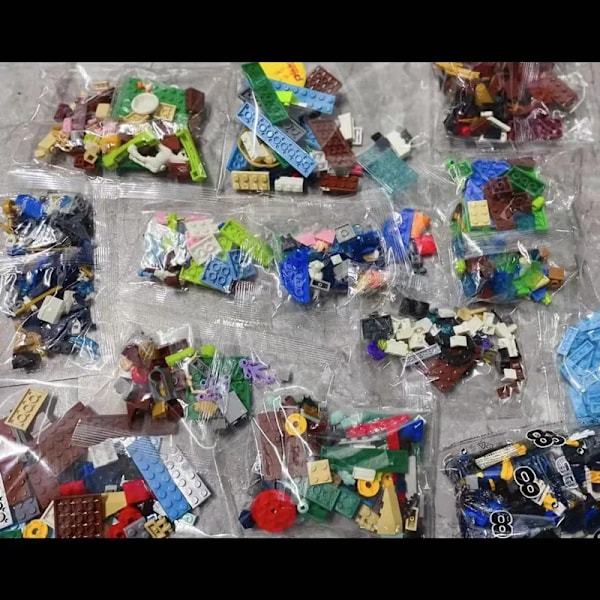 1500g Gör-det-själv MOC Slumpmässig Montering Byggnadsblock Bulk Basic Delar Classic Modell Bricks Creative City Sets