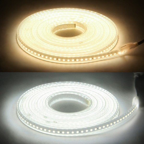 Vandtæt Høj Lysstyrke Fleksibel Lampe Tape Køkken Udendørs Have Værelse Dekor