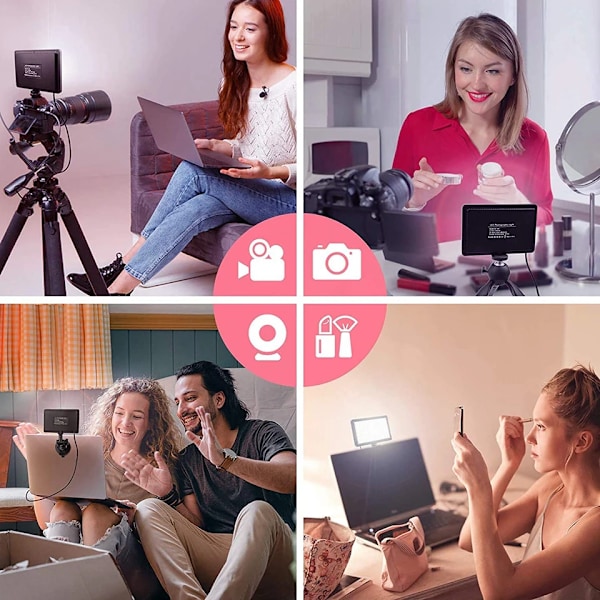 LED valokuvaus video valo paneeli valaistus valokuva studio lamppu sarja kuvaukseen suoraan suoraan Youbube jalustalla jalusta RGB suodattimet