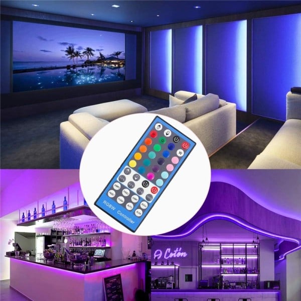 4 kanavaa DC 12V - 24V RGBW LED ohjain himmennin 40 avain 5 nastaa IR kaukosäädin ohjain