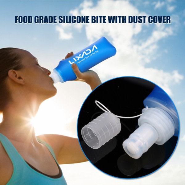 500 ML Fleggbar Drikke Vann Flaske Bærbar Vann Kanle