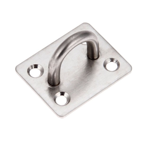 5 st rostfritt stål häftklammer ring vägg krok heavy duty fast pad öga plåt däck dörr spänne u-formad