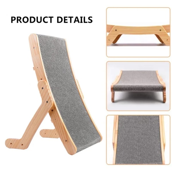 Tre Anti Cat Scratcher Cat Cratch Board Seng 3 In 1 Pad Vertikal Kjæledyr Katt leker