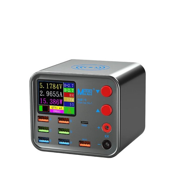 Smart Digital Skærm Oplader USB Multi Port Oplader Hurtig Opladning