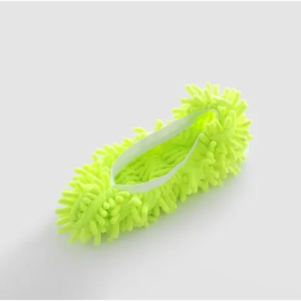 2 stykker Chenille moppe tøfler støv fjernelse fod sokker moppe hætte multifunktionelt gulv rengøring doven sko cover støv samler