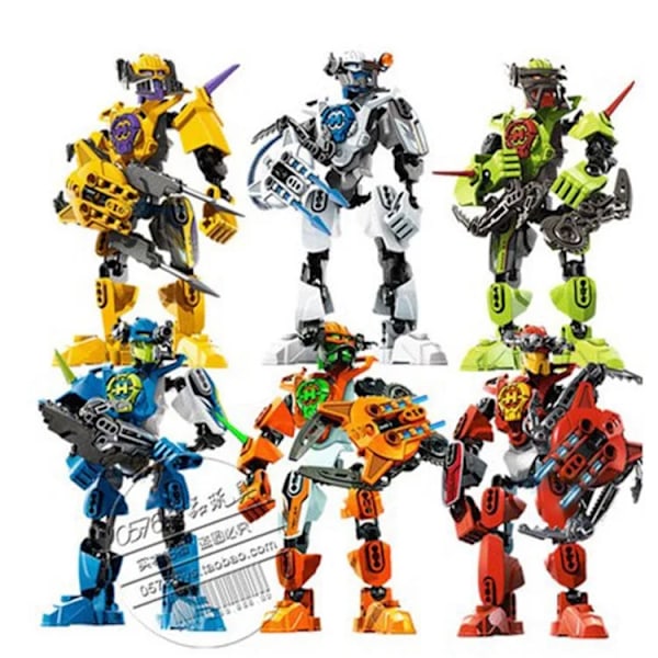 Bionicle Warriors Byggeklodser Golden Maske Anime Action Figurer