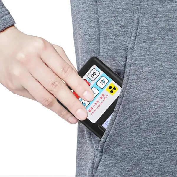 Kärnenergi Strålningsdetektor Personlig Dosimeter Röntgen Beta Gamma Detektor LCD Radioaktiv Tester Marmor Verktyg