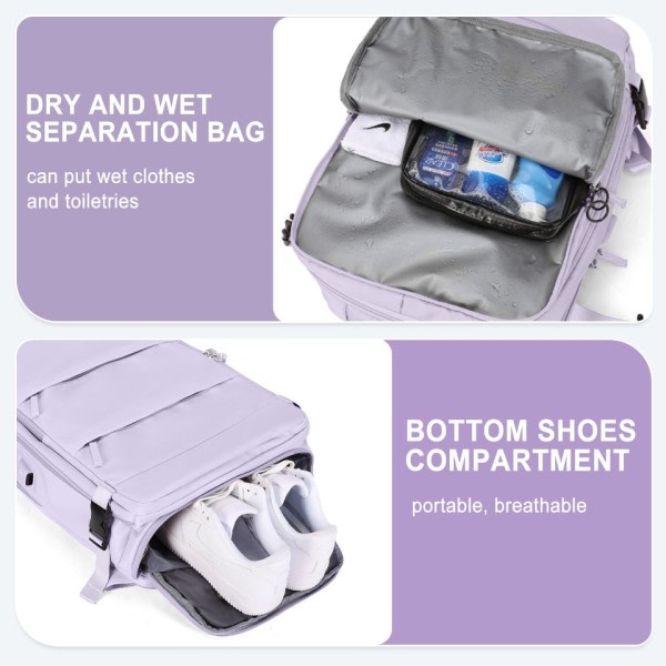 Resa ryggsäck för kvinnor, bära på ryggsäck,TSA laptop ryggsäck flyg godkänd, högskola sköterska väska Casual Dagsäck